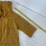 Fever Women’s Mustard Collared Full Zip Cardigan Sweater Size XL Yellow Photo 8