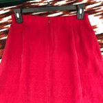 Liz Claiborne 90s Red pencil aline straight mini-midi skirt preppy office siren core academia Photo 5