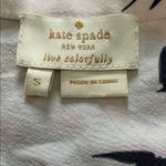 Kate Spade  Sleeveless Bird Print Button Front Blouse Pink Navy Size Small Photo 1