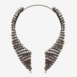 BCBGMAXAZRIA Smoke Stone Collar Necklace Photo 1
