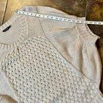 Vertigo  Cream Short Sleeve Batwing Dolman Oversized Sweater Extra Small Photo 3