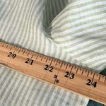 Dina K women’s size XL casual long sleeve linen button down roll tab sleeves nwt Green Photo 5