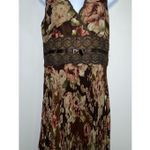 Robbie Bee Vintage V Neck Floral Midi Dress sz 6 Y2K cottagecore Photo 3