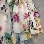 Vintage 80s Maxi Dress Womens Small White Whimsical Floral Cottagecore Fairy Photo 15