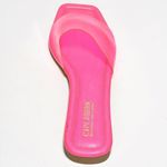 Cape Robbin ‎ Women's Size 7 Sheer Transparent Sandals Slip-On Mules Pink Photo 3