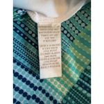 EP Pro Women's Skirt Blue Green Geometric Print Elastic Waist Size 10 Photo 7