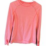 Lucy Tech Long Sleeve Athletic Top Hot Pink White Stripes Size XS Photo 0