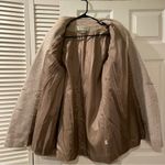 Vintage 80s Petite New Wool Coat size L Cream Brown Peacoat Pavilion Photo 4