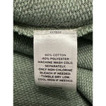 Caslon Womens Sweatshirt Green Long Sleeve Crew Neck Pockets Hooded S New Photo 7
