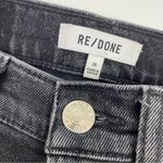 RE/DONE Originals 70s Stove Pipe Straight Jeans Faded Coal With Rips Distressed Photo 15
