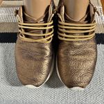 Esseutesse Fringe Sneakers Women EU38 US7.5 metallic bronze/gold Glam Boho Gold Size 7.5 Photo 1