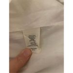 Madewell 100% Linen White and Gold Embroidery Dress, Size XXS Photo 3