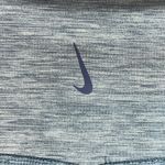Nike Dri Fit Size Medium Blue/Gray Cropped Ruched Legging w/waistband pocket Photo 4