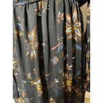 & Other Stories & Other Women's Long Black Floral Long Sleeved Dress Ruffles, Bell Sleeve Photo 15