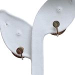 Amethyst Vintage Signed CORO Gold Tone  Screw Back Earrings Photo 4