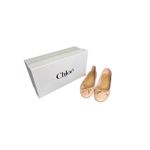 Chloé Chloe NIB Iris Leather Ballet Flats in Blushy Beige Size 38 Photo 1