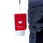 NWT JJ's House Navy Blue Chiffon Tiered Ruffle V Neck Formal Gown Dress US 14 Photo 2