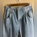 Vervet  blue pleated front distressed jeans size 27 Photo 6