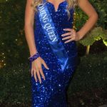Portia And Scarlett Prom Dress Blue Size 4 Photo 1