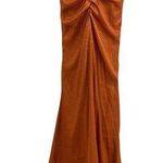 Alamour the Label Amelia Maxi Skirt in Rust Orange Photo 0