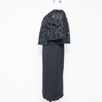 Shoshanna - Black Lace Flower Cut Dress. Photo 5
