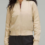 Lululemon Womens Non Stop Reversible PrimaLoft Bomber Jacket 6 Tan Trench Puffer Photo 0