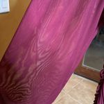 Myone Square Neck Mesh Long Sleeve Ruched Bodycon Cocktail Mini Dress Size Small Red Photo 7