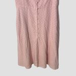 Gal Meets Glam Julia Dress Pink Polka Dot Off Shoulder Midi Size 14 Linen Blend Photo 7