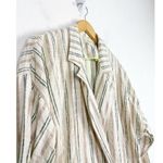 Anthropologie  Maeve Danielle Blazer Large Striped Cream Photo 6