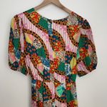 RHODE Ester Patchwork Maxi Dress Womens Size 2 Pink Photo 5