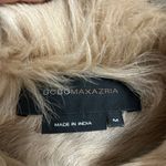 BCBGMAXAZRIA  100% Leather Sueded Shearling Coat Size Medium Old Money Mob Wife Photo 5