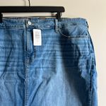 Torrid Women's Plus Size Denim Maxi Slit Front Skirt - Size 28 - NWT Photo 9