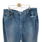 Good American x Zara Classic Bootcut Jeans Medium Wash Plus Size 30 Photo 2