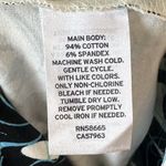 BP NWT by Nordstrom High Waist Bike Shorts in Black Blue Meridian Print - Small Photo 4