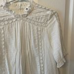 VICI  Flawless crochet lace ruffle top Photo 1