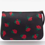 Kate Spade  Chelsea Medium Wristlet Nylon Pouch in Red Rose Toss Print Photo 8
