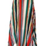 Flying Tomato Womens A. Calin Multicolor Stripe A Line Midi Skirt - Sz S Photo 0