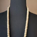 Pastel Tassel With Wooden Beads Long Necklace Purple Photo 1