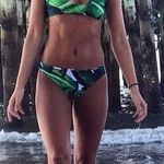 Zaful Palm Leaf Bikini Photo 0