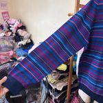 Woollovers All Over Fairisle Cardigan Size XL Wool Purple Multi Color Funky‎ Photo 4