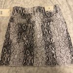 American Bazi Snake Skin Denim Skirt New Size Small Photo 1
