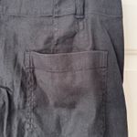 Anthropologie Maeve The Colette Linen Blend Wide-Leg Crop Pants, Size 32 Tall Photo 12