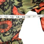 Beulah Style Dress S Abstract Floral Bold Tiered Smocked Forest Fairy Boho NEW Green Photo 7