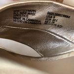 Time & Tru Womens Comfort Gold Cork Wedge Platform Slip On Sandal Size 9 New Photo 6