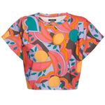 Isabel Marant ‎ Zinalia Printed Crop T-Shirt XS Photo 2
