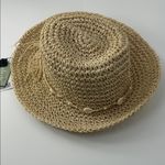 H&M  Natural Straw Hat with Shell Detail Photo 3