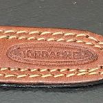 Jordache Vintage Brown Genuine Leegin Leather w/ Roadrunner Buckle Belt Size 26 Photo 2