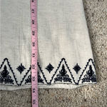 ZARA trufuluc TRF collection Embroidered tunic dress cream black sz M boho Photo 5