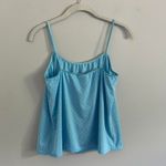 secret treasures Y2K BABY BLUE  POLKA DOT TANK‎ TOP Photo 4