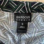 Enfocus Studio Womens En Focus Studio Green Printed Mini Dress - 6 Photo 5